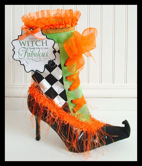 Witch Boot Decor: A Fashionable Twist on Halloween Decoration